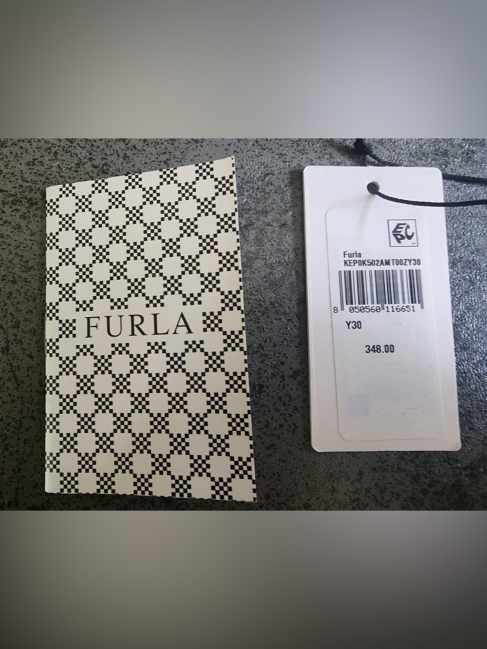 Furla Blue Faux Fur With Bonus colorful Butterfly Flap Crossbody - Picture 12 of 13